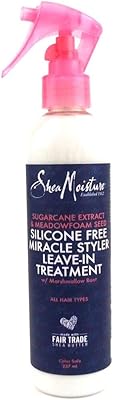 Après-shampoing coiffant shea moisture miracle à l'extrait de canne à sucre et aux