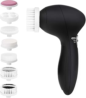 Ensemble de brosses électriques de nettoyage du visage pour hommes avec 3 têtes