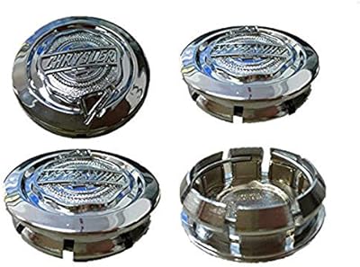 4 pièces 54mm couvercle d'emblème de centre de roue chrysler couvercles d'insigne