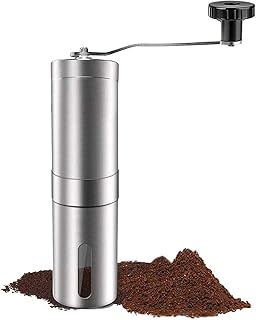 Oriti moulin à grains de café manuel en acier inoxydable portatif avec réglage