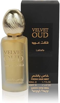 Parfum pour cheveux frais velvet oud de lattafa (50 ml)