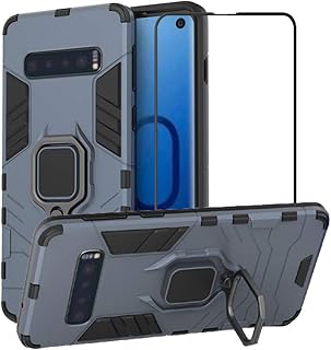 Coque samsung galaxy s10 avec protecteur d'écran en verre trempé deuxième