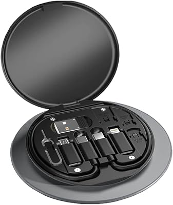 Kit de câble de voyage usb - boîte d'adaptateur portable compacte 4 en