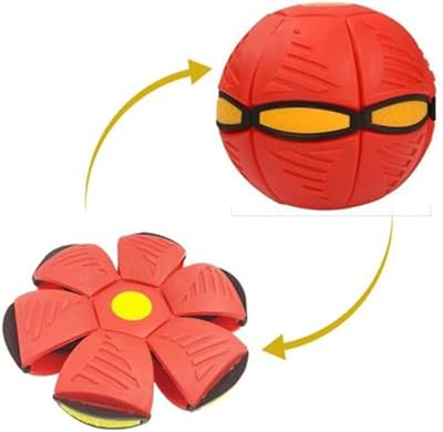 Volleyball magique ovni ballon frisbee jouet plat créatif balle à disque de ́formable