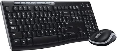 Clavier sans fil logitech mk270 avec 8 touches multimédia et de raccourci