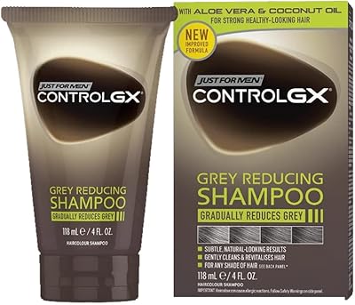 Just for men control gx shampooing réducteur de gris à l'huile de noix