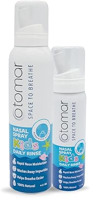 Ensemble de spray nasal otomar kids : embout en caoutchouc souple