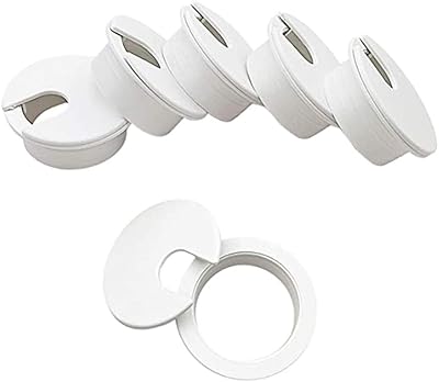 Delfino 6 pièces pinces de bureau 1-3/8 pouces cordon métallique couvercle de fente