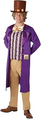 Déguisement officiel rubis willy wonka de la chocolaterie pour adultes