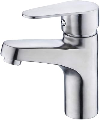 Robinets de lavabo de salle de bains yhsgy 304 en acier inoxydable poli