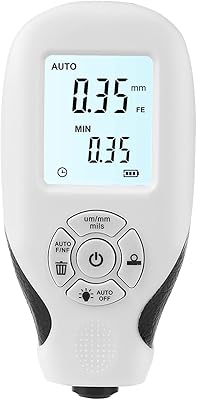 Testeur d'épaisseur de revêtement de voiture alisashop 0 ~ 2000um jauge d'épaisseur