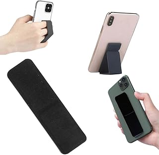 Poignée et support pour téléphone portable, support de téléphone portable en cuir magnétique