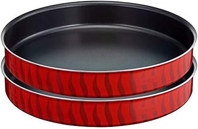 Ensemble de plats à four tefal kibbeh 30/34 cm des specialists, rouge, aluminium