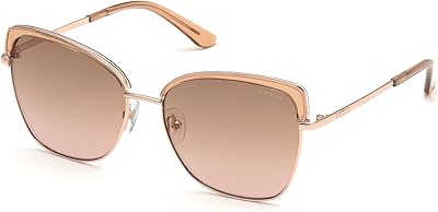 Lunettes de soleil carrées à bordure écaille