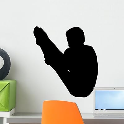 Wallmonkeys wm8122 autocollants muraux à décoller et coller de style silhouette