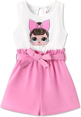 Lol surprise ! un body court sans manches pour fille avec un imprimé