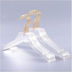 10 pièces cintre en acrylique transparent avec crochet doré pour chemises et robes. Découvrez le shopping sans frontières avec Diaytar Sénégal
