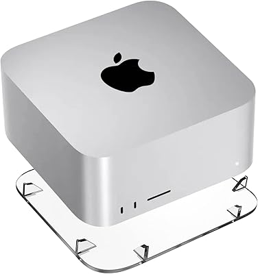 Support de bureau en acrylique caszelation pour mac studio, support plat compatible