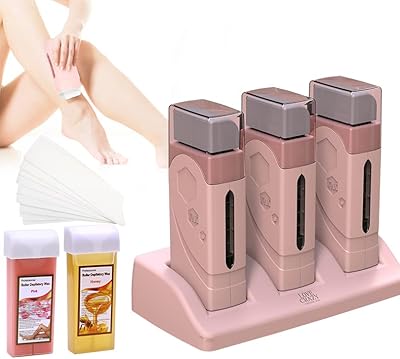 Chauffe-cire zfhtao, outil d'épilation avec kit d'épilation pour hommes et femmes, outil d'épilation