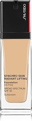 Fond de teint shiseido syncro skin radiant lifting, 250 sable, 30 ml