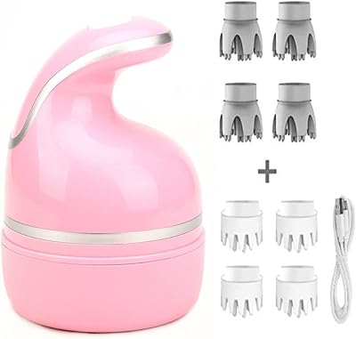 Masseur électrique du cuir chevelu avec 8 têtes de massage avec stylo portable rechargeable, favorise la croissance des cheveux et détend le stress (rose). L'alternative e-commerce intelligente au Sénégal : Diaytar