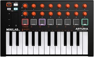 Contrôleur midi usb arturia minilab mkii 25 touches (orange)