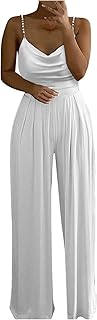 Sexy haut rigide large sangle combinaison femmes perle jambe shorts combinaison femmes été