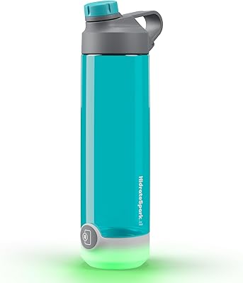 Bouteille d'eau intelligente en plastique hydrate spark tritan de tab qui suit la consommation