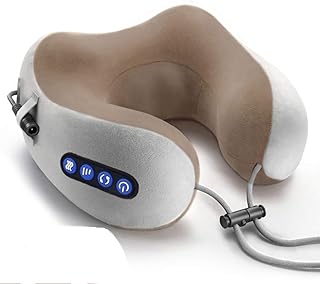 Oreiller de massage électrique du cou en forme de u, oreiller de soutien