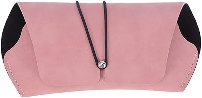 Étui à lunettes de soleil fuzeria slim en cuir avec poche pour la maison