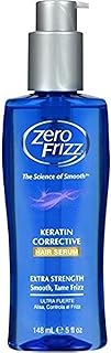 Sérum capillaire correcteur à la kératine zero frizz bottle - paquet de 3