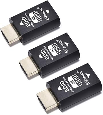Adaptateur d'émulateur ide hdmi ide evanlac de 3e génération fonctionne avec les commutateurs/extender/récepteur