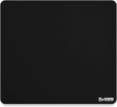 Tapis de souris de jeu glorious xl, 16" x 18", noir