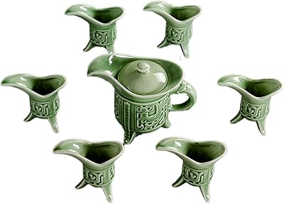Ensemble de mini verres rétro 7 pièces, verre à eau impérial, ensemble distributeur