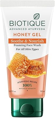 Nettoyant moussant rafraîchissant pour le visage biotique de bio honey gel pour tous