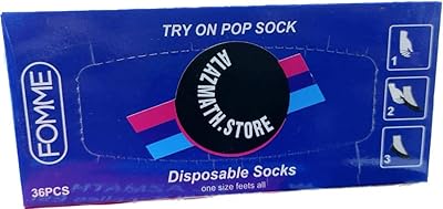 Chaussettes jetables fumi - paquet de 36, beiges, taille unique
