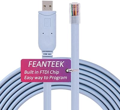 Câble de console usb feanteek vers rj45 pour commutation cisco avec puce