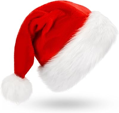 Chapeau de noël chapeaux de père noël vacances pour adultes et enfants unisexes