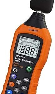Vlike compteur audio numérique lcd décibel sonomètre db sonomètre mesure du bruit 30 db à 130 db mode climatiseur (piles non incluses). Diaytar : Des offres irrésistibles chaque jour