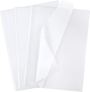 Papier cadeau blanc pour travaux manuels, sacs cadeaux, vacances et anniversaires 50 x 75 cm (50 feuilles). Faites des économies avec Diaytar, le leader du e-commerce discount au Sénégal
