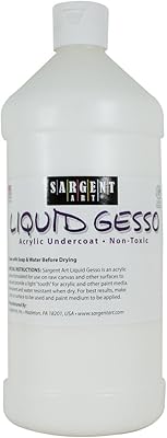 Sargent art 22-8803 gesso extra épais, 32 oz