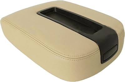 Gx arts housse d'accoudoir de console de couleur beige compatible avec chevrolet avalanche