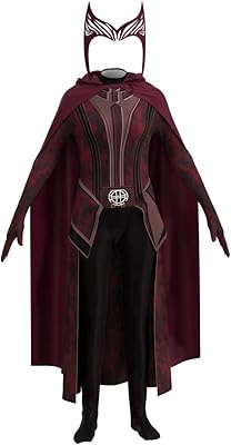 Costume de cosplay wanda maximoff pour femme, costume de sorcière écarlate pour adulte, cape couronne, couvre-chef halloween. Diaytar : Le choix malin des consommateurs sénégalais