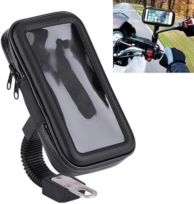 Support de téléphone de moto (xl) support étanche rotatif à 360 degrés