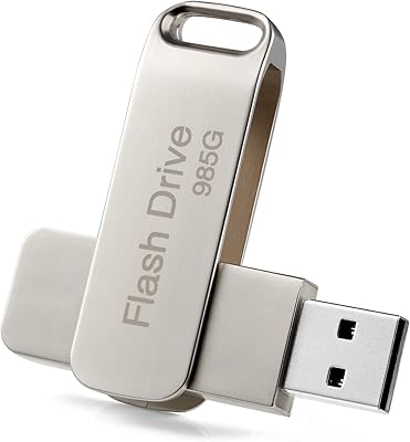 Clé usb 3.0 étanche de 985 go avec porte-clés pour ordinateur, ordinateur portable