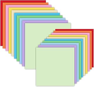 200 feuilles de papier origami carré coloré pour enfants pliable double face