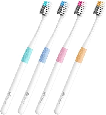 Ensemble de 4 brosses à dents xiaomi mijia doctor b, multicolore