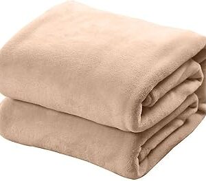 Couverture polaire en flanelle king size (200 x 220) pour toutes les saisons, couverture chaude et moelleuse pour lit et canapé, couverture polaire en flanelle confortable et douce (jaune). Transformez votre façon de consommer avec Diaytar Sénégal