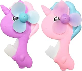 Nobest 2 pièces mini ventilateur à presser portable enfants jouet ventilateur main jouet ventilateur dessin animé licorne ventilateur enfants violet rose. Électroménager, mode, beauté... Diaytar a tout en stock
