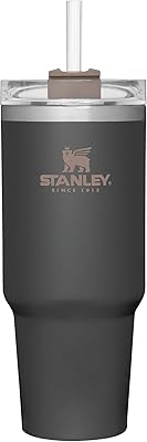 Tasse de voyage stanley adventure quencher, 30 oz, charbon de bois